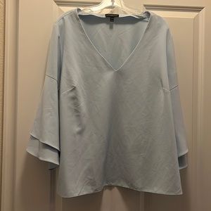 Cute flutter sleeve blouse